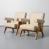 Pair of Homage a Pierre Jeanneret CAPITOL COMPLEX Lounge Chairs - Sold for $5,120 on 11-16-2025 (Lot 825).jpg
